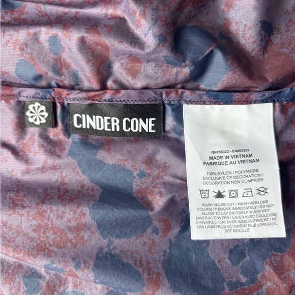 Nike ACG Cinder Cone Allover print jacket Obsidian/Moon fossil Windproof Small - Picture 7 of 9